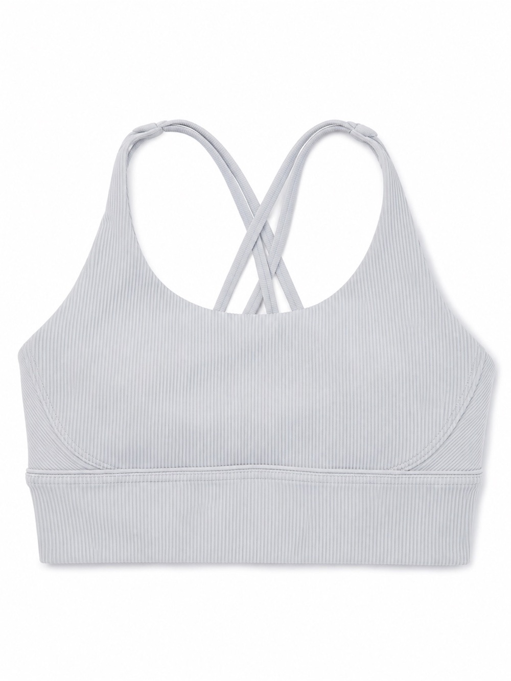 lululemon athletica Ribbed Energy Sports Bra in Bone